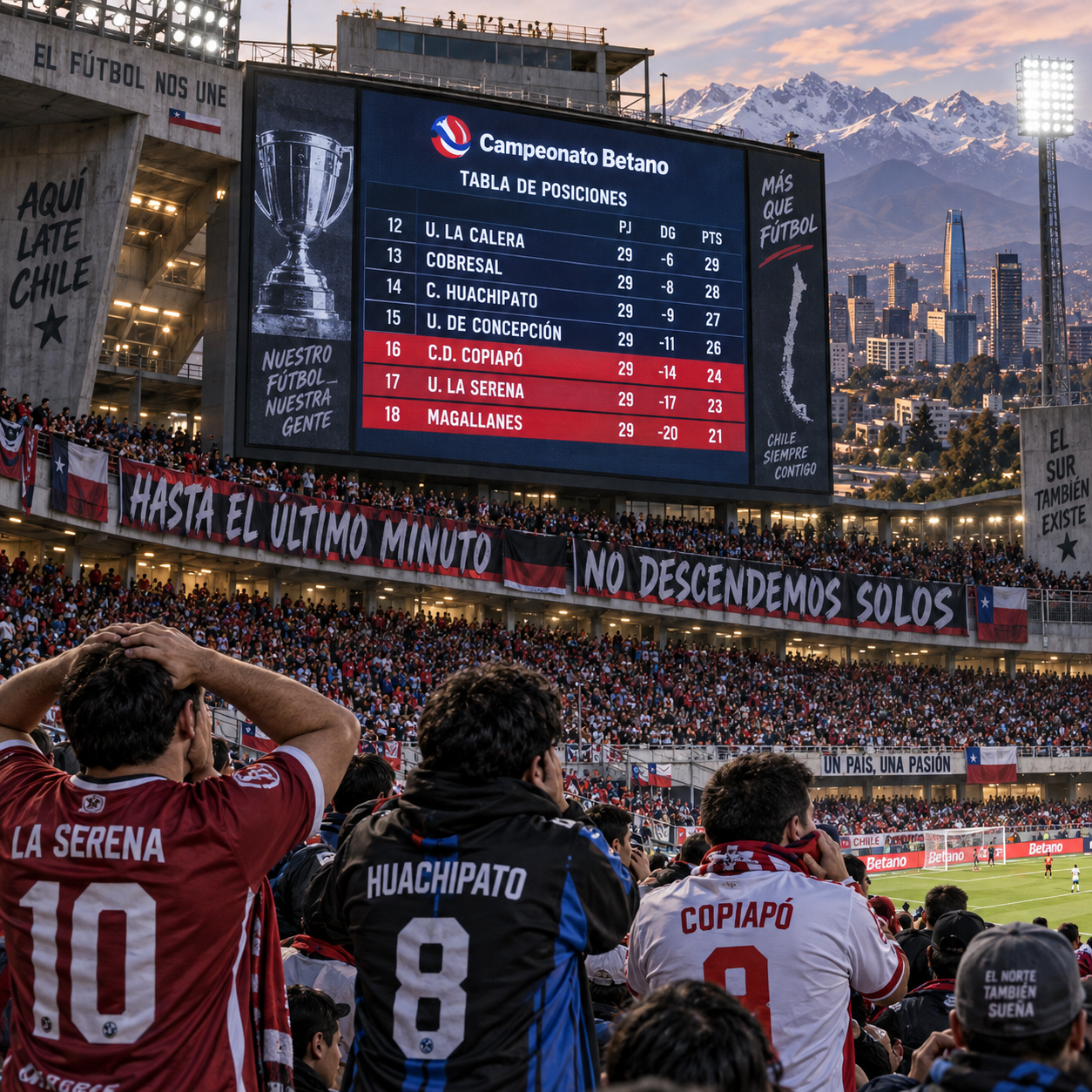 ¿Cómo funciona el sistema de promedios en el fútbol chileno?